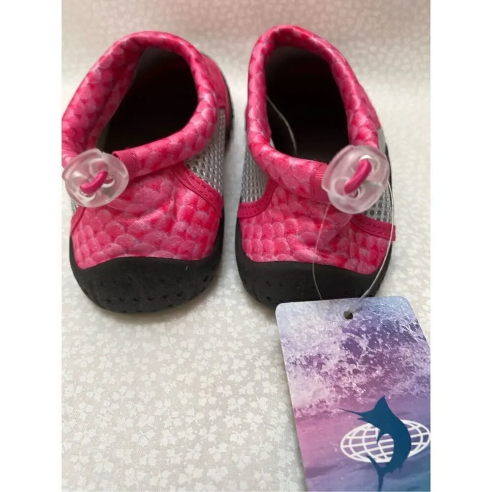 Reel Legends Girl’s Size 4 Pink Oceania K Water Shoes Aqua